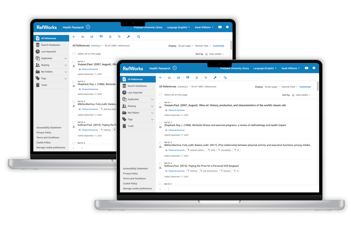 RefWorks Reference Manager is cloud based